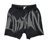 Mixed Emotion Shorts - Wild Rhinestone Shorts - Black