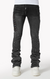 Guapi Jeans - Iron Grey Embellished Denim - Grey - 564IGED28