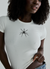 Spider T-Shirt - Signature Baby Tee - White - TE022SS25