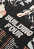 BLDG4. T-Shirt - Stray SS Knit - Charcoal Art - C51-4307