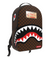 Sprayground Backpack - Sharks In Paris Lost & Found - Brown - B7687