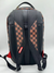 Sprayground Backpack - Sharks In Paris Lost & Found - Brown - B7687
