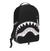 Sprayground Backpack - Shark Central Hazard Pay Dlxs - Black - B7559