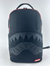 Sprayground Backpack - Printed Zipper Shark Dlxr - Black - B6017