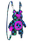 Sprayground Backpack - Long Nights Painting Mini Bear Cub - B7889