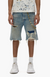 Purple-Brand - Shorts - Distressed Patch - Light Indigo - P059-FRPS325