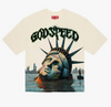 Godspeed T-Shirt - Miami Sunken Liberty - Cream