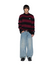 Ksubi Sweater - Rugged Mohair Knit Crewneck Ox - Multi - MFA25KW001