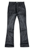Vicious Jeans - Vegean Leather Flame Flared - Black - VC838