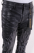 Vicious Jeans - Vegean Leather Flame Flared - Black - VC838