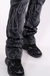 Vicious Jeans - Vegean Leather Flame Flared - Black - VC838