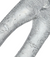 Vicious Jeans - Embellished Rhinestone Flared Denim - Light Grey - VC951