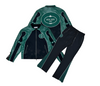 Vie+Riche Jacket Set - Star Studded Nylon - Black/Green - VR1850/VR1851