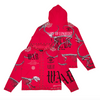 Diss The Order Hoodie - Zip Up - Red - DS342-RED