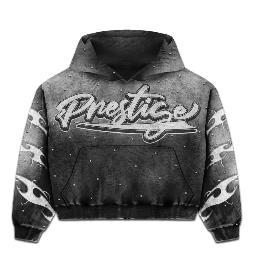 Prestige Hoodie - Flames - Black - PHFB1 – Vengeance78