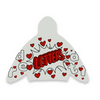 Red Letters Hoodie - Love Letters Scattered - Light Grey - LVL-ZIP