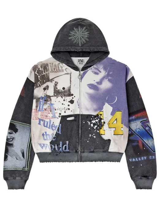 Valley Hoodie - Vale Forever Noise Zip Up - Dark Graphic