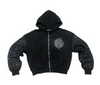 The Syndicate Hoodie - S Zip Up - Black - SYNH_10