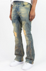 Roar Denim Jeans - Flame Stud Jeans - Vintage - G52-645