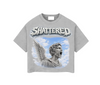 Shattered Hearts T-Shirt - Blue Sky Grey