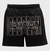 Icecream Shorts - Katakana Shorts - Black - 441-4106