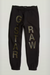 G-Star Sweatpants - Embro print Loose  Tapered - Dark Black - D25531