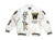 Rebel Minds Jacket - World Champs PU Jacket - Cream - 142-523