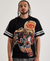 Majestik Shirt - Men's Bear Offensive Linemen Tapestry Active Mesh Jersey - Black - TE2539