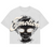MIxed Emotion T-Shirt - White Pearl Cropped Tee - MEWPT1