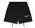 Essentials Short Set - Fleece Shortset - Jet Black - SS22-FW23