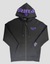 Roberto Vino Sweatsuit - Pairs Full Zip Hoodie & Pants - Black\Purple - RVJA3-PR-BKPU