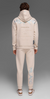 Roberto Vino Sweatsuit - Milano Hoodie & Pants - Beige - RVHO1-ML-BG