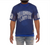 Billionaire Boys Club T-Shirt - BB Varsity SS Knit(Cropped Fit) - Navy Peony - 851-6314