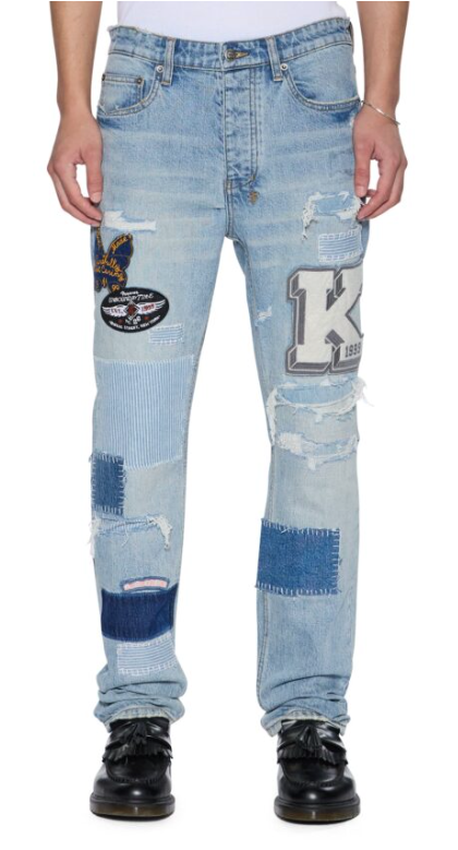 Ksubi Jeans - Denim Chitch Manhattan Repair - Blue