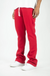 Rebel Minds Sweatpants - Stacked Fleece - Red - 100-475