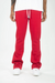 Rebel Minds Sweatpants - Stacked Fleece - Red - 100-475