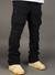 Rebel Minds Cargo Pants - Stacked Cargo Fleece - Charcoal - 100-476