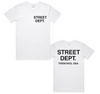 Pg Apparel T-Shirt - Street Dept - White- STDPT100