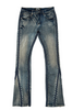 Vicious Jeans - Embellished Flared Denim Mix Pearl/Rhinestone - Mud - VC1072