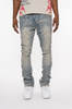 Vicious Jeans - Embellished Rhinestone Flare Denim - Blue - VC510