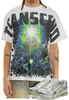 KDNK T-Shirt - Transcend - White - KNT089