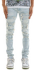 KDNK Jeans - Under - Patched Jeans- Blue - KND4820