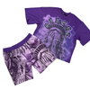 Rebel Minds shorts set - Weeping Liberty Nylon / Purple