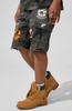 Brian Brothers Shorts - Diary Cargo Short - Black Camo - 4437CVC