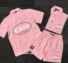 Hudson Outerwear Short Set - Pink - 694
