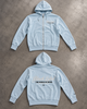 Black Label Zip Up Hoodies - World Wide / Blue - BLH007