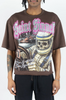 Rebel Minds T-Shirt - Saint Sinner Driver - Brown - 610-11170