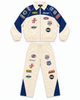 Kindred Nylon Racing Set - Cream/Royal Blue - KD269T