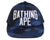 A Bathing Ape Hat - NYC Logo Mesh Cap - Navy Camo - 1K30-180-005