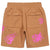 Cookies Shorts - Slow Burn Pigment Fleece - Brown  - CM241BKS11